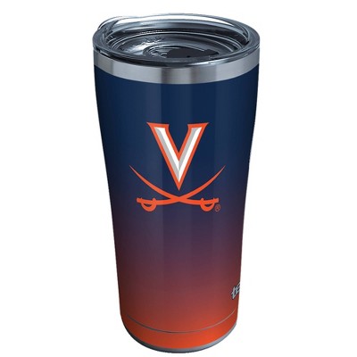 NCAA Virginia Cavaliers 20oz Ombre Stainless Steel Tumbler with Lid