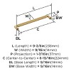 Amerock Balata Pull for Cabinets, Drawers, and Furniture - 3 of 4