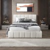 King Size Upholstered Platform Bed with Headboard for Bedroom - 4 of 4