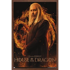 Trends International House of the Dragon - Viserys One Sheet Framed Wall Poster Prints - 1 of 4