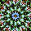Chloe Lighting Arabella Tiffany-Style Victorian Stained Glass Window Panel 26`` Width - 3 of 4