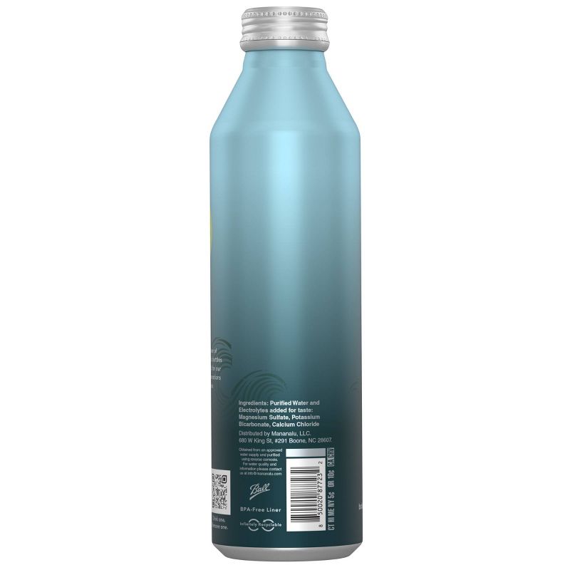Mananalu Pure Water - 22 fl oz Refillable Bottle, 3 of 7
