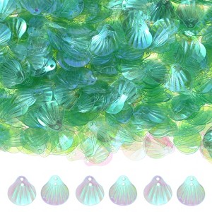 Unique Bargains Shell Shape Loose Sequins Shiny Iridescent Embellishments - 1 of 4