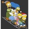 Men's The Simpsons Distressed Family Gone Sledding Sweatshirt - image 2 of 4