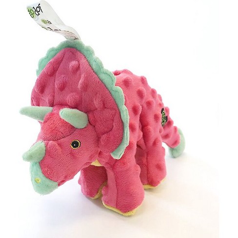goDog Skinny Dragons Squeaker Plush Pet Toy for Dogs & Puppies