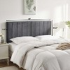 Upholstered Channel Stitched Headboard - Easy Assemble Wall Mounted Headboard with 3D Soundproof Wall Panels - 4 of 4