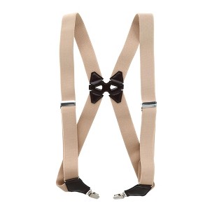 Aisenin Men's Elastic Solid Color Dress Ubee Side Clip Suspenders - 1 of 2