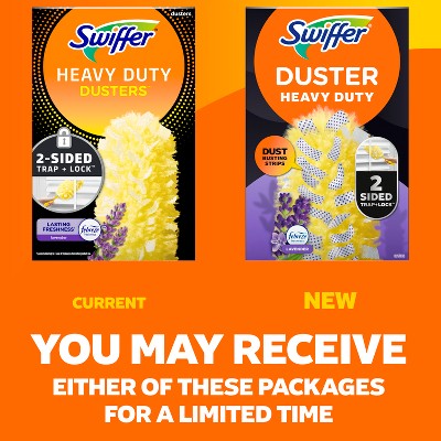 Swiffer Lavender Dusters Multi-Surface Heavy Duty Refills - 11ct: Cotton, Floor Application