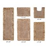 Shaggy Border Collection 5-Piece Bath Rug Set 100% Cotton Tufted Weave Ruffle Border Pattern Bathroom Rug for Machine Washable Bathmat - 2 of 4