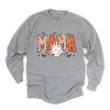 Simply Sage Market Mama Checkered Girl Ghost Garment Dyed Long Sleeve - 2 of 4
