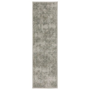 Atwood Vintage Oriental Indoor Area Rug Gray/Beige - Captiv8e Designs - 1 of 4