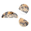 Unique Bargains Geometric Semicircle Wide Tooth Comb 1 Pc - 2 of 4