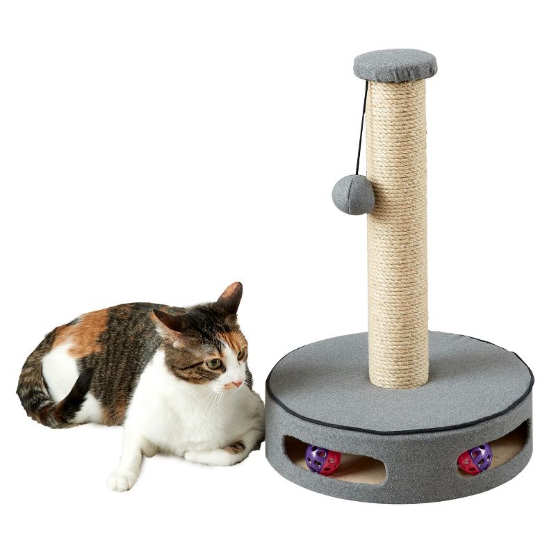 Two by Two Gainesville - Gray Scratching Post Cat Furniture - 19.7 in. Tall, 3 of 13
