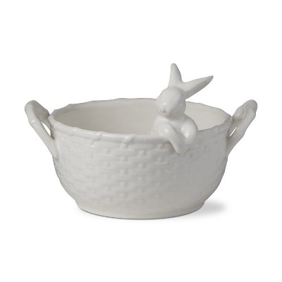 tagltd Easter Bunny Basket Bowl