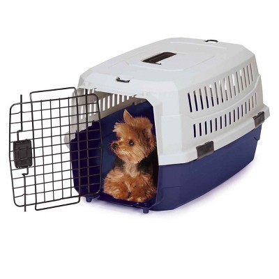 Folding Zippered 360 Vista View House Pet Crate - Orange - Medium