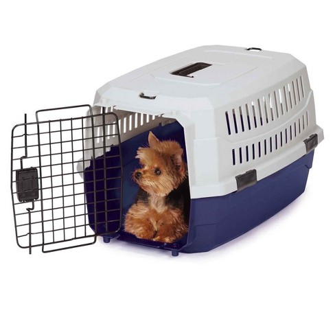 Folding Zippered 360 Vista View House Pet Crate - Orange - Medium