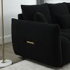 NicBex 82 Inch Teddy Sofa Couch 3-Seater Sofa with 3 Back Pillows and 3 Back Cushions for Living Room,Apartment,Bedroom - 4 of 4