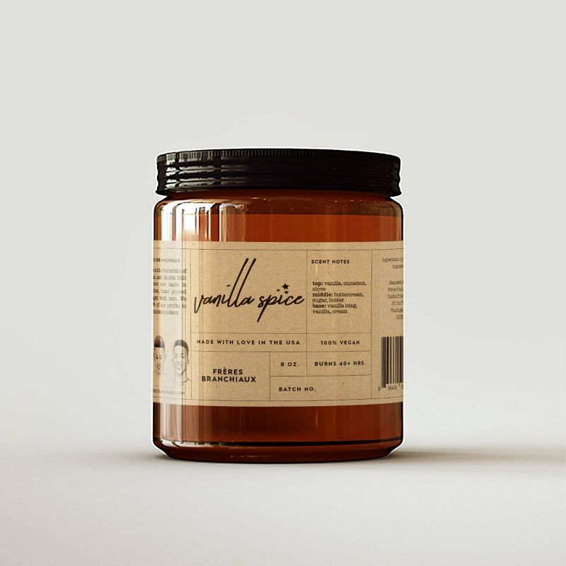 Vanilla Spice Candle - Freres Branchiaux, 1 of 4