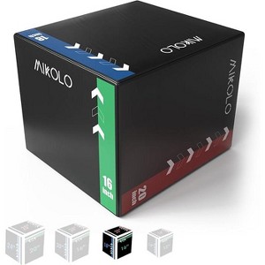 ER KANG 3-in-1 Foam Plyometric Box – Soft Jump Box with Solid Wood Core, High-Density Foam and Non-Slip Cover – No Assembly Required - 1 of 4