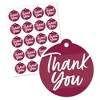 Big Dot of Happiness Burgundy Elegantly Simple - Guest Party Favor Gift Tags (Set of 20) - 2 of 4