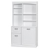 SEVOBAL Bathroom Storage Cabinet Tall Freestanding Organizer with Tilt-Out Hamper and Adjustable Shelves, White, 39.3"*16.5"*70.9" - 2 of 4