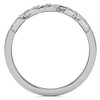 Pompeii3 1/3Ct Diamond Wedding Stackable Ring Vine Petal Leaf White Yellow or Rose Gold - 2 of 4