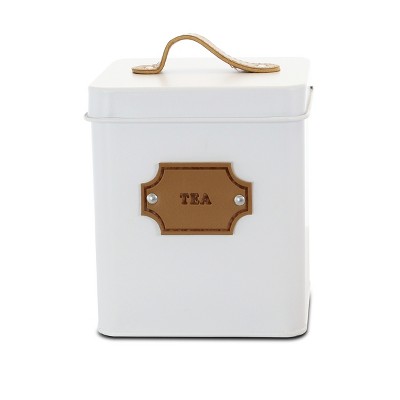 MegaChef Kitchen Food Storage and Organization 5 Piece Canister Set in White — фото 3
