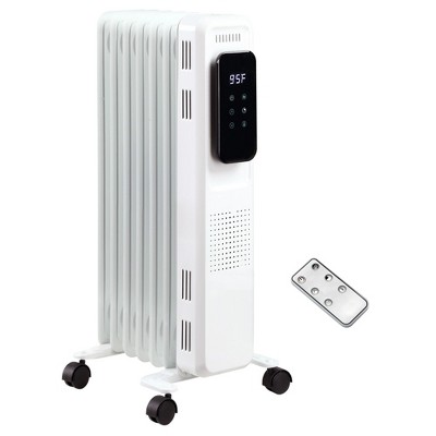 Mojgar Electric Space Heater, Freestanding 161 Sq. Ft. Fireplace Heater with 3 Modes