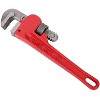 KTMBDW Heavy Duty Steel Straight Pipe Wrench, Adjustable Plumbing Wrench, Drop Forged, Red - 3 of 4