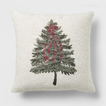 Woven Tree Square Throw Pillow - Threshold™ designed with Studio McGee