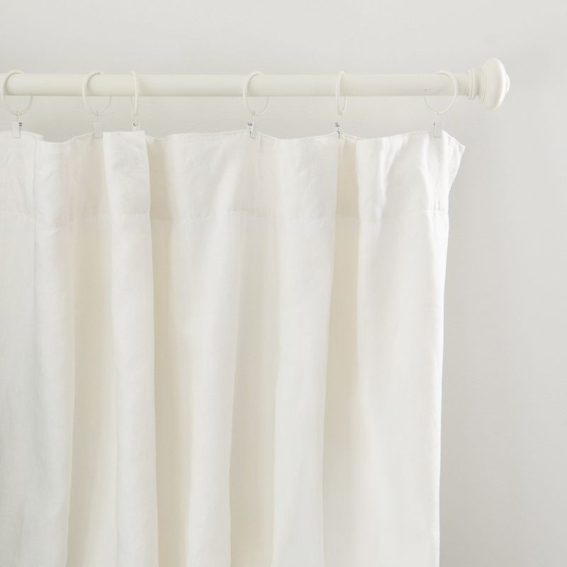 100% French Linen Window Curtain Set | BOKSER HOME, 4 of 9