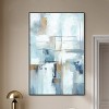 Art Remedy House of Lines II Blue Abstract Wall Art Framed - 2 of 4