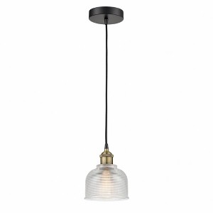 Dayton - 1 Light Cord Hung Mini Pendant In Industrial Style-9.25 Inches Tall and 5.5 Inches Wide - 1 of 1
