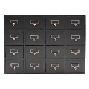 YIYIBYUS Traditional 16 Drawers Wood Apothecary Chest Storage Cabinet - 1 of 4