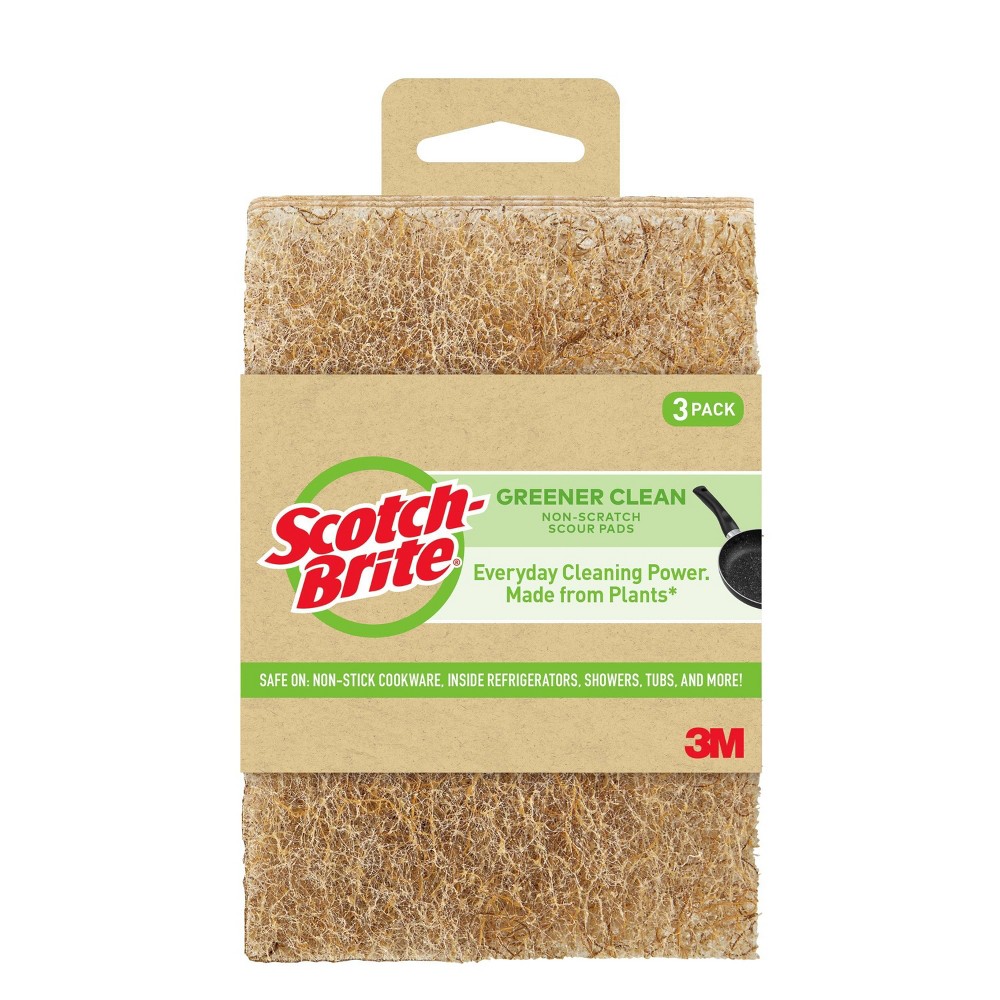 UPC 051141340265 product image for Scotch-Brite Greener Clean Non-Scratch Scour Pads - 3pk | upcitemdb.com