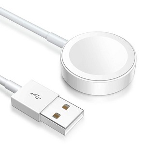 Link Fast Wireless Magnetic Wireless Charging Cable Cord Portable USB Charging Cord For Apple Watch Series 6 SE 5 4 3 2 1 / 38mm 40mm 42mm 44mm 3.3Ft - 1 of 4
