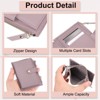 Unique Bargains Zipper Design PU Leather Small Credit Card Holder - 3 of 4