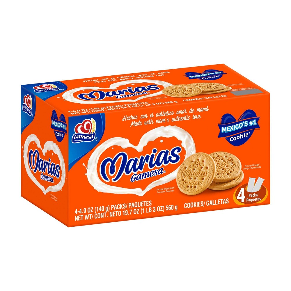 UPC 686700101232 product image for Gamesa Marias Cookies - 19.7oz/4ct | upcitemdb.com