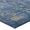 Modway Minu Distressed Floral Lattice 8x10 Area Rug - Dark Blue, Yellow and Orange,  100% Polypropylene ,  Tight Low Pile Weave - 3 of 4