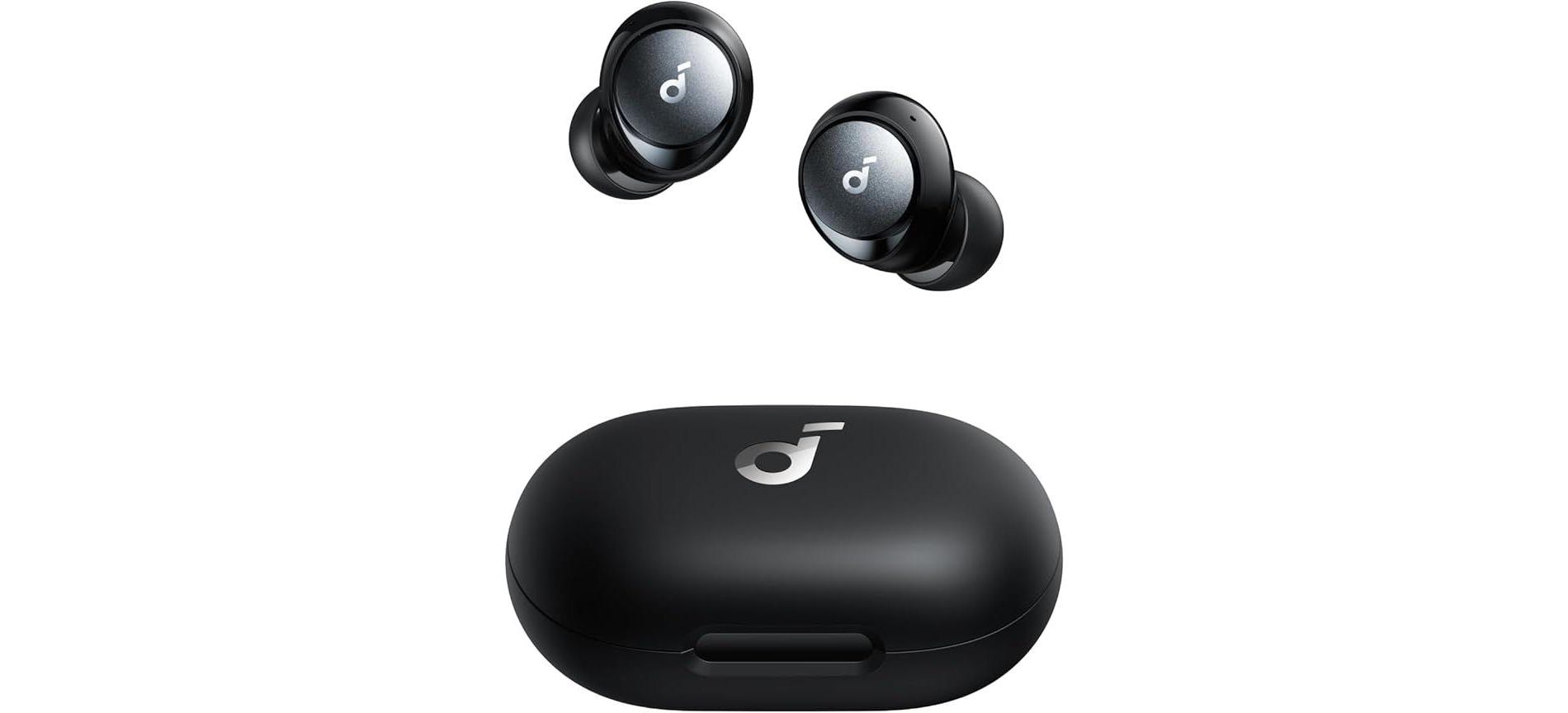 Renewed Soundcore by Anker Space A40 Auto-Adjustable Active Noise Cancelling Wireless Earbuds, Reduce Noise by Up to 98%, 50H Playtime, Hi-Res Sound,
