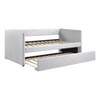 NicBex Twin Size Upholstery Size Daybed with Trundle,Sofa Bed Frame for Bedroom,Living Room,Apartment - 3 of 4