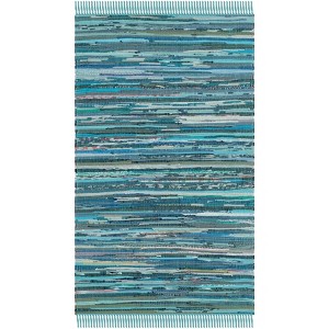 Rag Rug RAR121 Hand Woven Indoor Rugs - Safavieh - 1 of 4