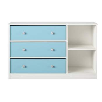 Elannie Avenue Wide Dresser with 3 Fabric Bins - Room & Joy
