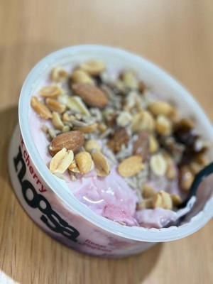 noosa Black Cherry Aussie Style Yogurt - 9g Protein 8oz : Target
