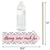 Big Dot of Happiness Funny Pink Winter Wonderland - Holiday Snowflake Birthday Party and Baby Shower Photo Booth Props Kit - 10 Piece - 2 of 4