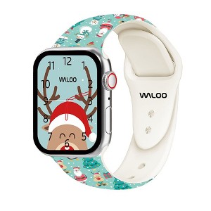 Waloo Christmas/Holiday Fun Silicone Band For Apple Watch - 1 of 2