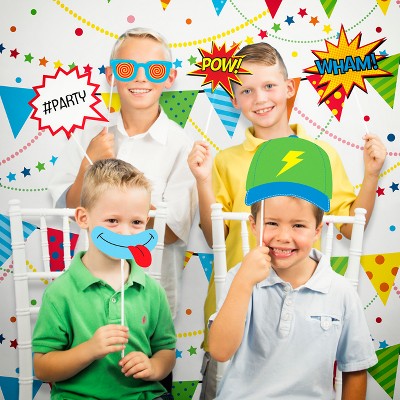 Boys Birthday Party Photo Booth Kit