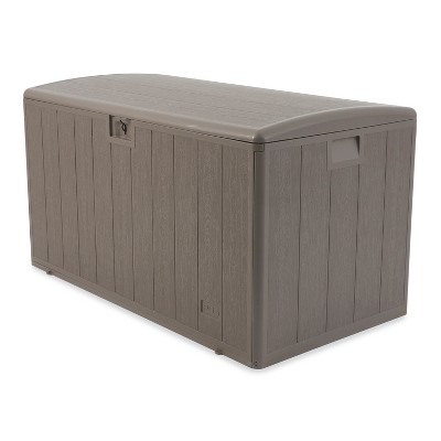 Plastic Development Group Weather-Resistant Resin Outdoor Storage Patio Deck Box with Soft-Close Lid