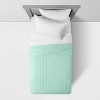 Box Stitch Microfiber Kids' Quilt - Pillowfort™ - 3 of 4