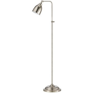 Cal Lighting 60W Pharmacy Fl Lp W/Adjust .Pole - Brushed Steel - 1 of 2